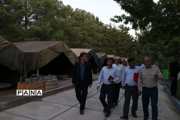 بازدید از فضای اردوگاه  شهید رجایی نیشابور جهت برگزاری اردوی ملی پیشتازان پسر
