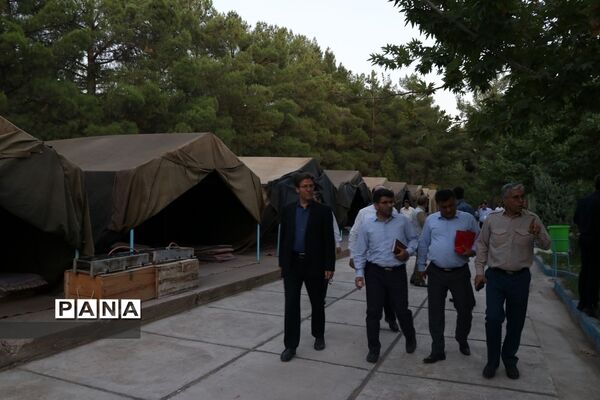 بازدید از فضای اردوگاه  شهید رجایی نیشابور جهت برگزاری اردوی ملی پیشتازان پسر