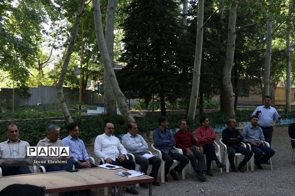 جلسه هماهنگی عوامل اجرایی اردوی ملی پیشتازان پسر در اردوگاه شهید رجایی باغرود نیشابور