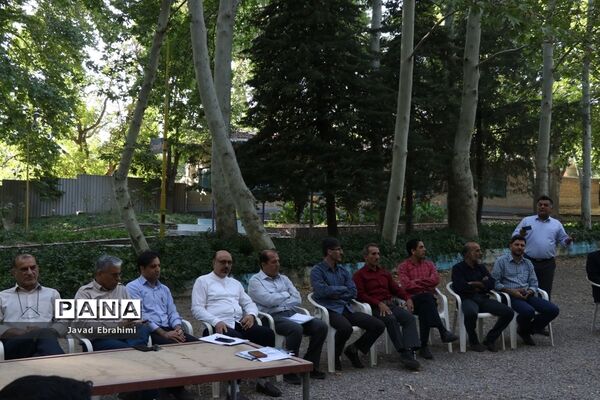 جلسه هماهنگی عوامل اجرایی اردوی ملی پیشتازان پسر در اردوگاه شهید رجایی باغرود نیشابور