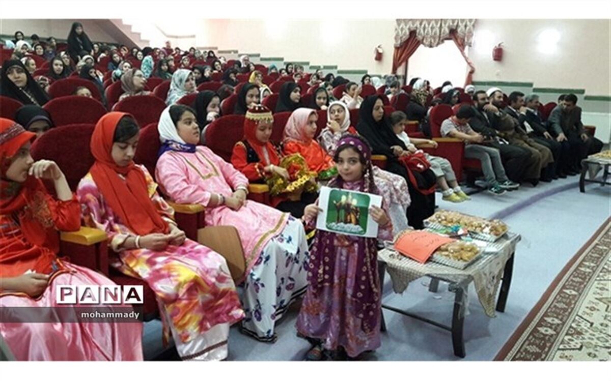 برگزاری آیین اختتامیه پایگاه تابستانی کانون فرهنگی ،تربیتی دخترانه عصمت ناحیه ی یک اردبیل