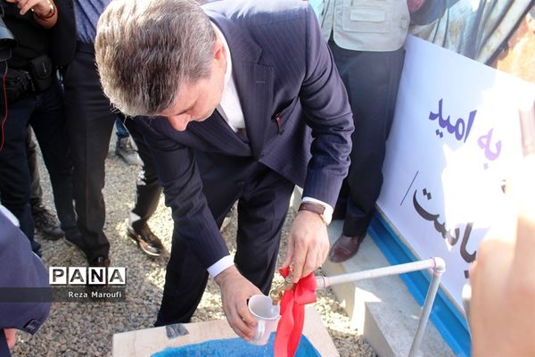 افتتاح طرح‌های آبرسانی  به روستاهای آذربایجان غربی  همزمان با هفته دولت