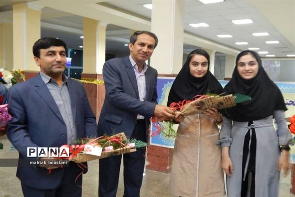 استقبال از دانش‌آموزان برگزیده استان بوشهر در جشنواره نوجوان خوارزمی مرحله کشوری