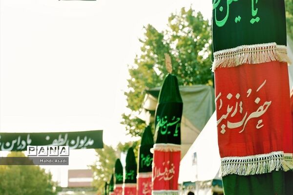 برپایی خیمه‌های عزای سیدالشهدا(ع)