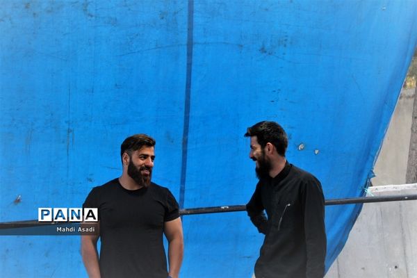 برپایی خیمه‌های عزای سیدالشهدا(ع)