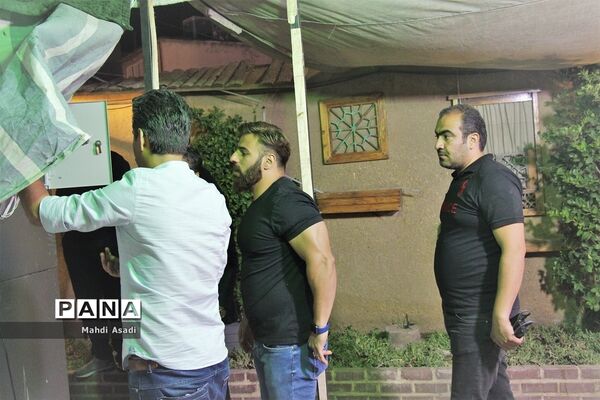 برپایی خیمه‌های عزای سیدالشهدا(ع)