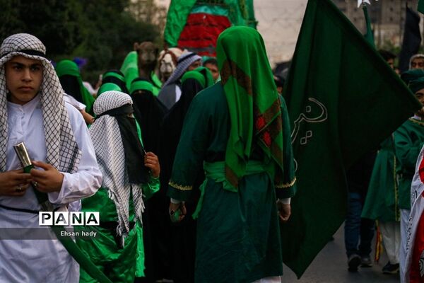 ورود نمادین قافله سید الشهداء به کربلا
