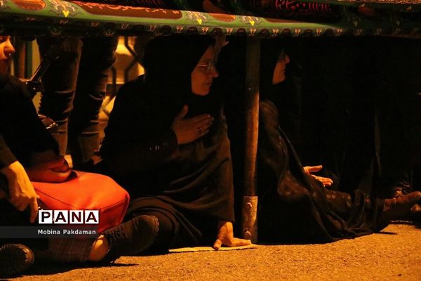 عزاداری شب ششم ماه محرم در ساری