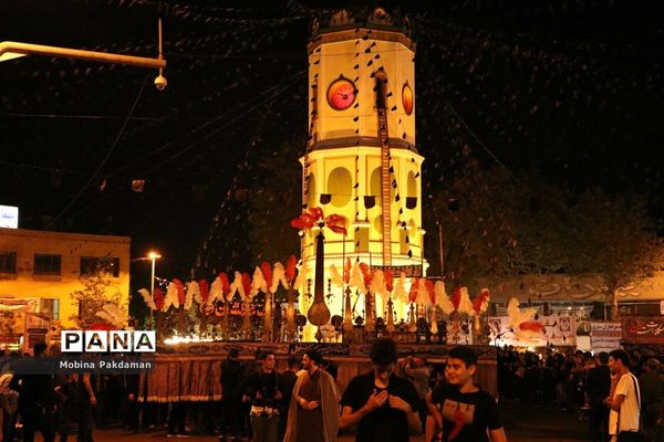 عزاداری شب ششم ماه محرم در ساری