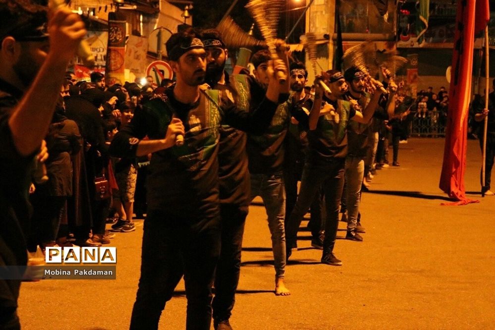 عزاداری شب ششم ماه محرم در ساری