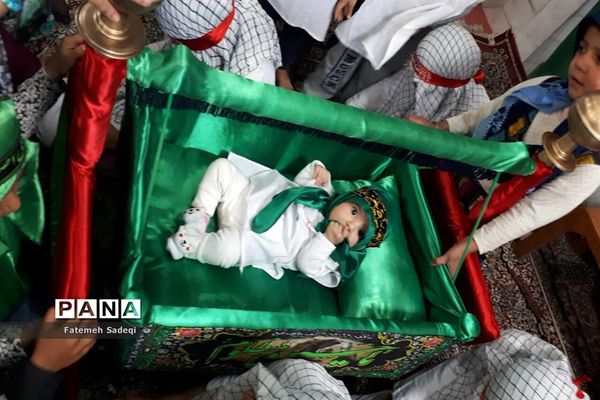 مراسم شیرخوارگان در روستای براندود شهرستان درمیان