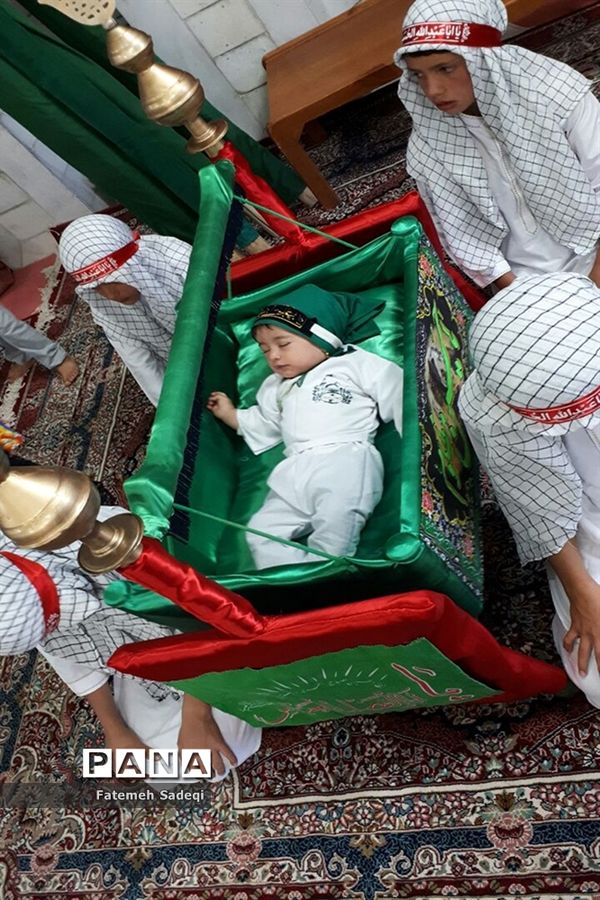 مراسم شیرخوارگان در روستای براندود شهرستان درمیان