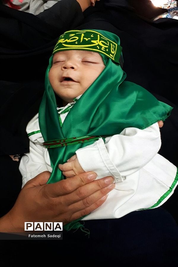 مراسم شیرخوارگان در روستای براندود شهرستان درمیان