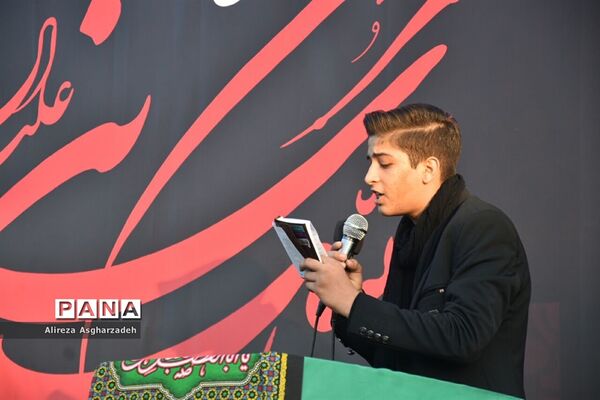 دسته‌روی عزاداران حسینی در امامزاده ابراهیم(ع) بابلسر