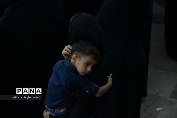 دسته‌روی عزاداران حسینی در امامزاده ابراهیم(ع) بابلسر