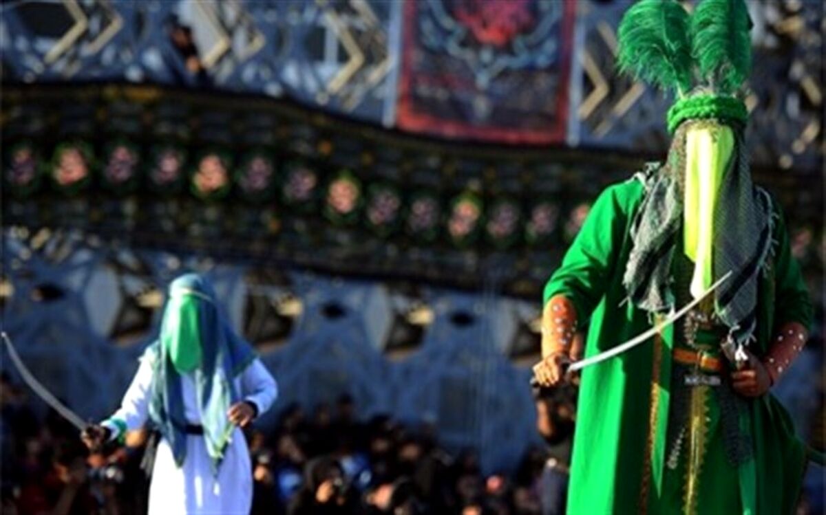 44 اجرای تعزیه در ۳ فرهنگ‌سرا و میدان آیینی امام حسین(ع)