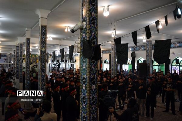 سوگواره احلی من العسل در امامزادگان باقریه شهرستان بیرجند