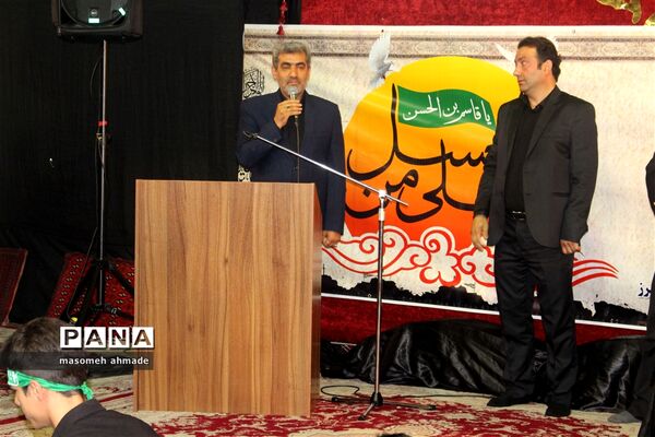 برگزاری مراسم سوگواری احلی من العسل در هیئت انصار شهر کرج