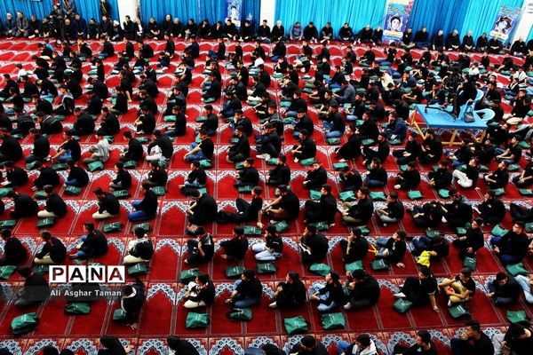 آیین سوگواری «احلی من‌العسل» در مصلی امام خمینی (ره) ارومیه