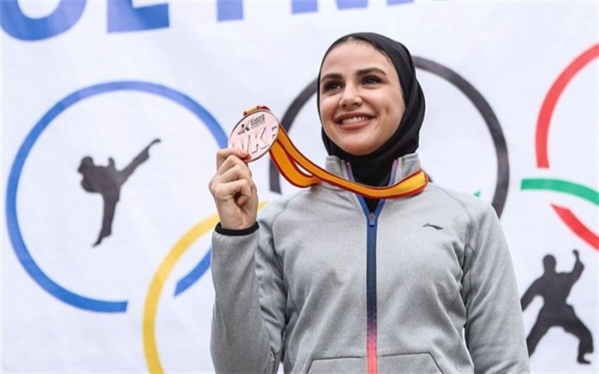 لیگ جهانی کاراته‌وان؛ دختر کاراته‌کا ایران طلایی شد