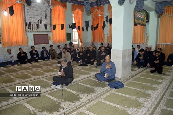 مراسم عزاداری امام حسین (ع) در اداره‌کل آموزش و پرورش استان بوشهر