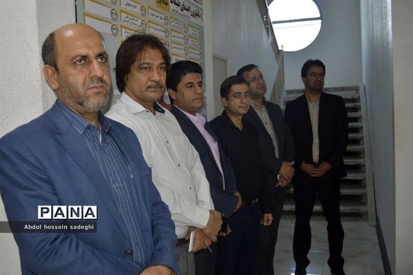 مراسم عزاداری امام حسین (ع) در اداره‌کل آموزش و پرورش استان بوشهر