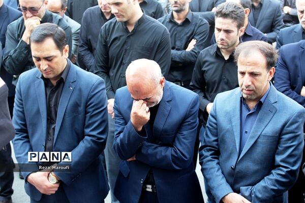 مراسم عزاداری  کارکنان اداره‌کل آموزش و پرورش آذربایجان غربی