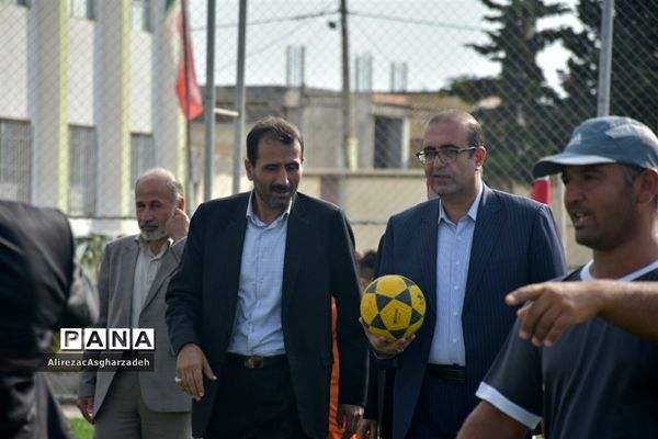 افتتاحیه  زمین فوتبال هنرستان شهید قلی‌تبار بابلسر