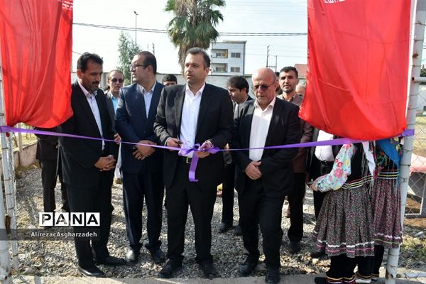 افتتاحیه  زمین فوتبال هنرستان شهید قلی‌تبار بابلسر