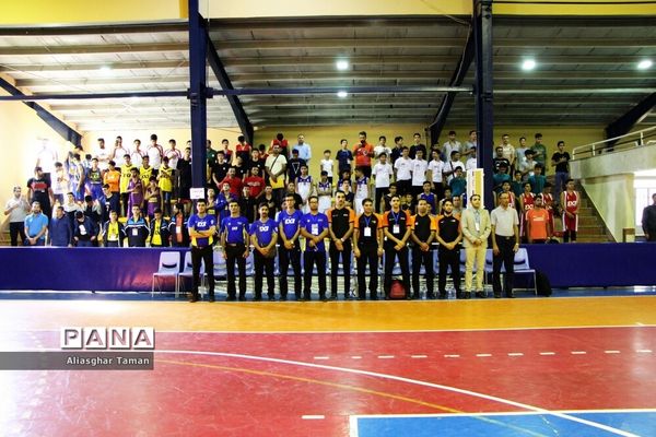 افتتاحیه مسابقات بسکتبال سه به سه