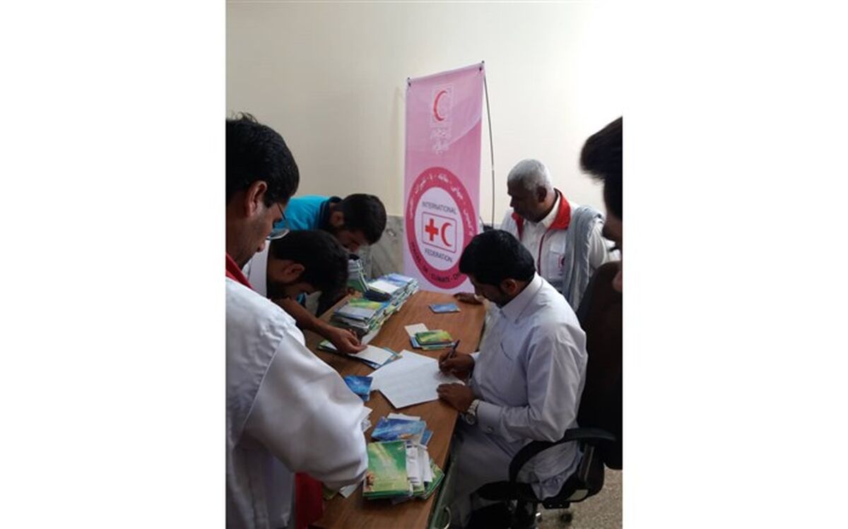 خدمت  بی پایان جمعیت هلال احمر زنجان در مناطق کم برخوردار