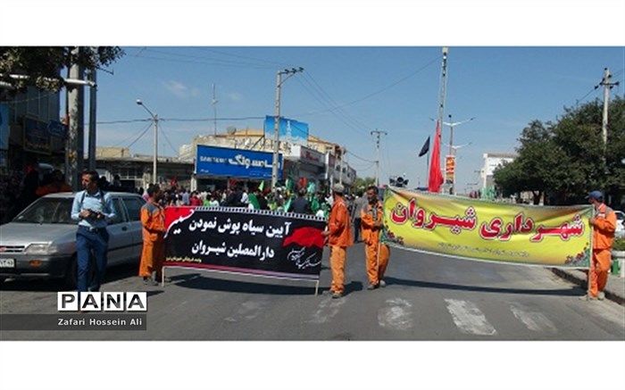 برگزاری آیین سیاه پوشی ماه محرم درشیروان