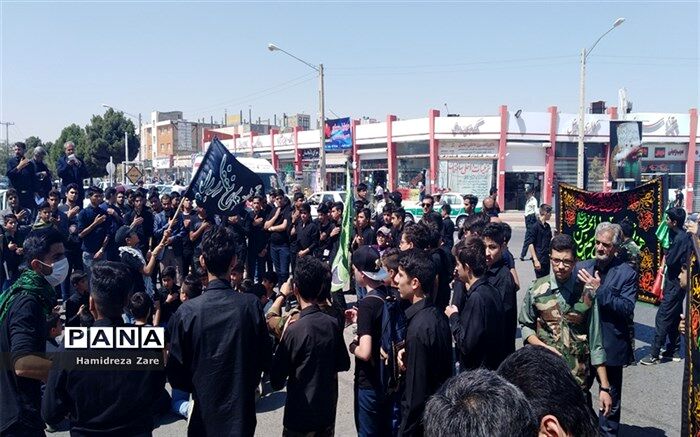 دانش آموزان گلبهاری با نوجوان دشت کربلا عهد بستند