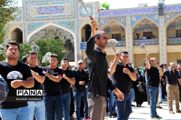 عزاداری مردم شیراز در تاسوعای حسینی