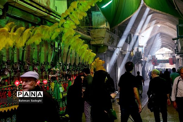 عزاداری تاسوعای حسینی در بازار تهران