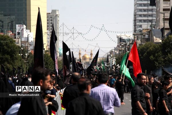 مراسم عزاداری روز تاسوعا در مشهد مقدس