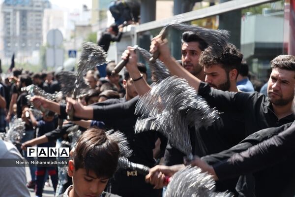 مراسم عزاداری روز تاسوعا در مشهد مقدس
