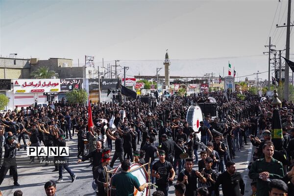 اجتماع بزرگ عزاداران حسین (ع) در بخش  گله‌دار