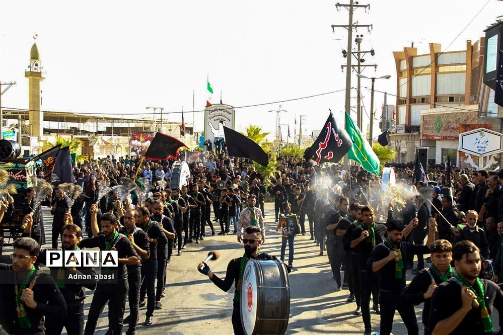 اجتماع بزرگ عزاداران حسین (ع) در بخش  گله‌دار