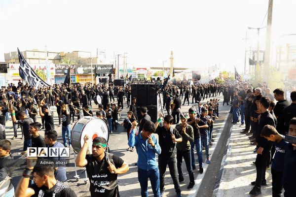 اجتماع بزرگ عزاداران حسین (ع) در بخش  گله‌دار