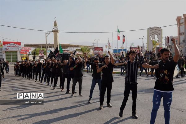 اجتماع بزرگ عزاداران حسین (ع) در بخش  گله‌دار