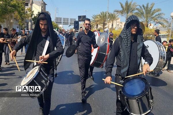 عزاداری روز تاسوعا در شهر بوشهر