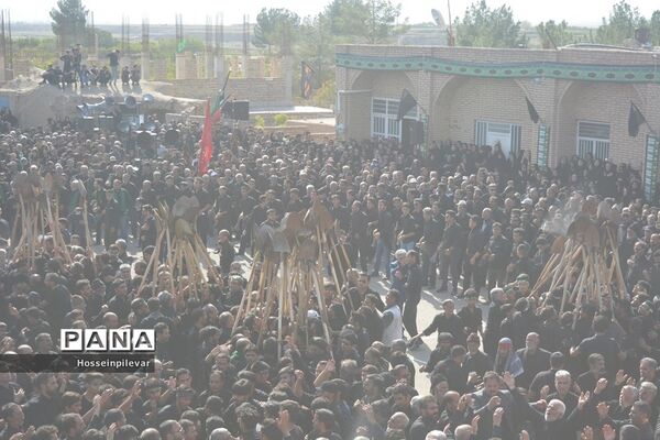 مراسم بیل‌زنی در شهرستان خوسف