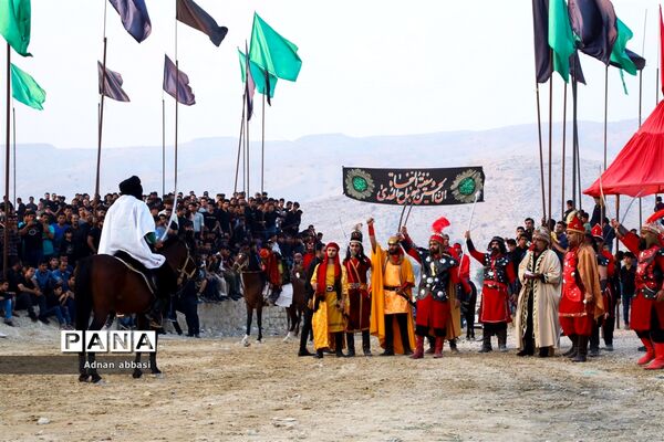 تعزیه روز عاشورا محرم در کوی آزادگان بخش اسیر شهرستان مُهر