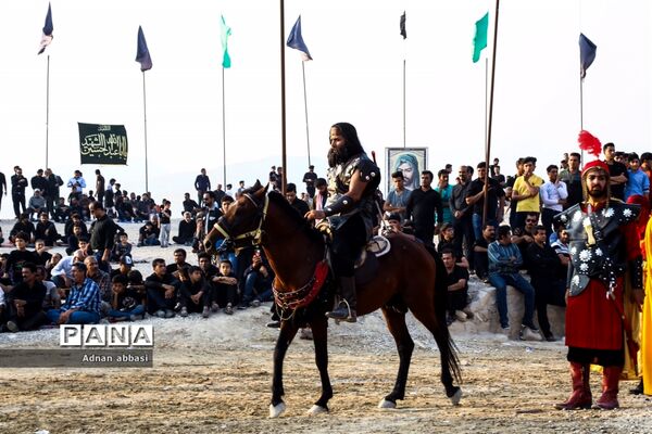تعزیه روز عاشورا محرم در کوی آزادگان بخش اسیر شهرستان مُهر