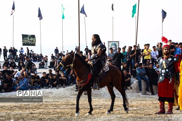 تعزیه روز عاشورا محرم در کوی آزادگان بخش اسیر شهرستان مُهر