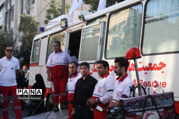 امدادرسانی هلال احمر استان زنجان در عزاداری محرم