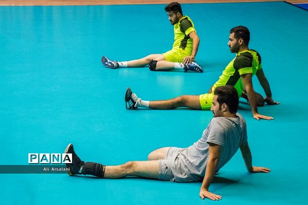 تمرین تیم والیبال شهرداری ارومیه