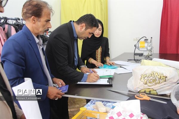 بازدید از فرایند تولید و ارائه لباس فرم مدارس در بجنورد
