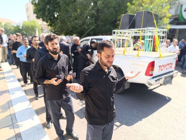 اجتماع جاماندگان اربعین حسینی در اسلام آباد غرب
